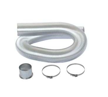 SATA Flexibles Rohr, Alu, 5 m lang