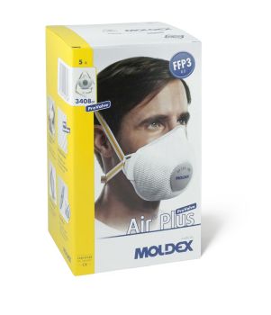 Moldex Maske FFP3 R D Air Plus ProValve, 5 Stück