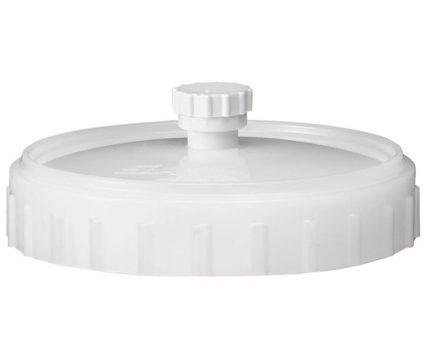 SATA Schraubdeckel mit Tropfenfangring und Tropfsperre