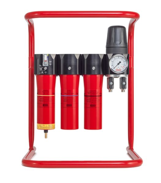 SATA filter 584 mit Tragerahmen 3-stufiger Sinterfilter/Feinfilter/Aktivkohle