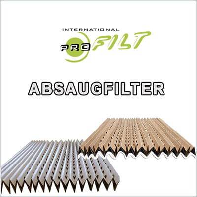 Absaugfilter und Abbeize von Profilt bei der Airless Company