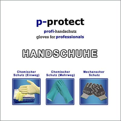 Hochwertige Handschuhe von p-protect bei Airless Company